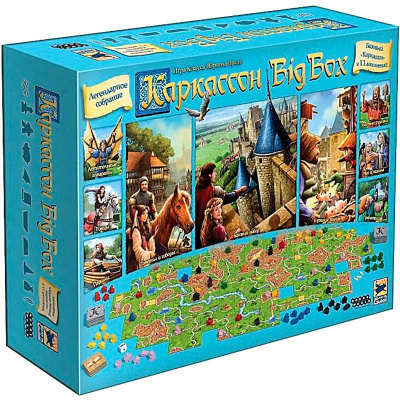 Настольная игра Каркассон Big Box Hobby World 915290