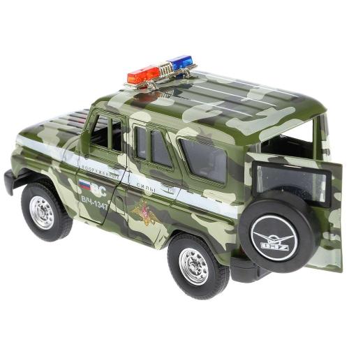 Инерционная машинка UAZ Hunter Военный Технопарк HUNTER-MIL-SL фото 3