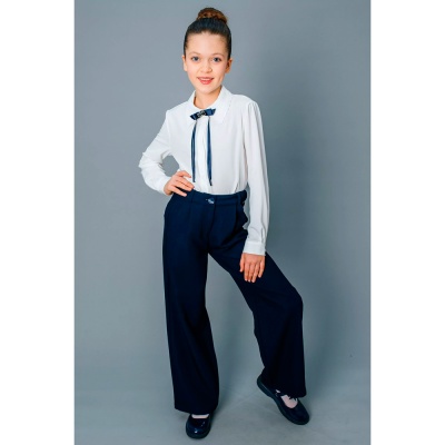 Блузка школьная для девочки размер 116 Deloras С64276 белая 2