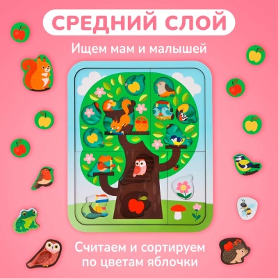 Пазл многослойный Удивительное дерево Mapacha 962215 3