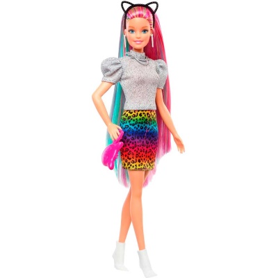Кукла Barbie с разноцветными волосами Mattel GRN81