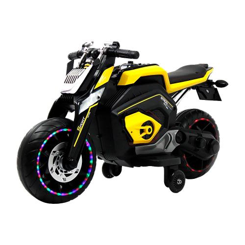 Детский электромотоцикл RiverToys Х111ХХ жёлтый