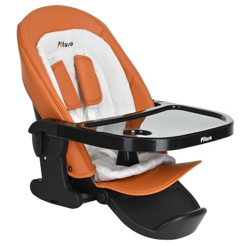 Стульчик для кормления 3 в 1 Pituso Triola SG116-BlackFrame/Orange чёрная рама оранжевый фото 11