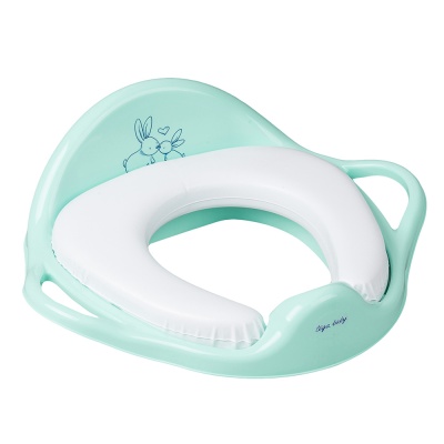 Накладка на унитаз мягкая Little Bunnies Tega Baby KR-020 мятн