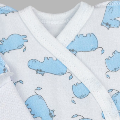 Распашонка Бегемотики Чуди Кидс 445425Б-14 молочный 02