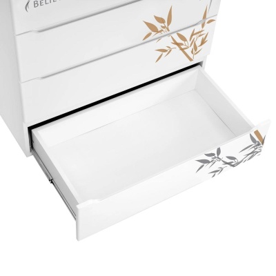 Комод с узким пеленальным столиком Indigo Green Line Бамбук