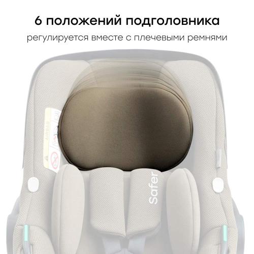 Автокресло 0-13 кг Happy Baby Safer dark olive фото 6