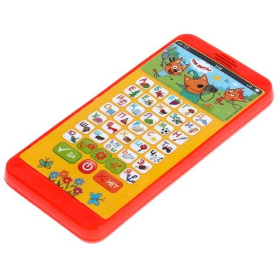 Развивающая игрушка Телефон Три кота Азбука в стихах Умка HX2501-R19