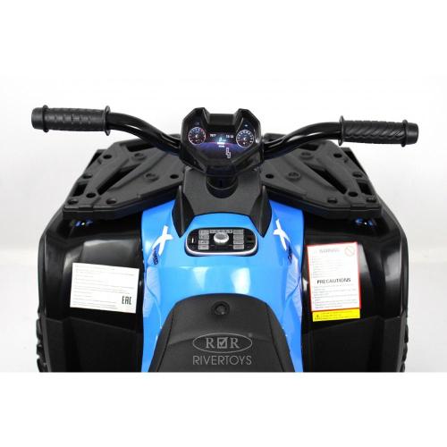 Детский электроквадроцикл 4WD RiverToys T001TT синий фото 4