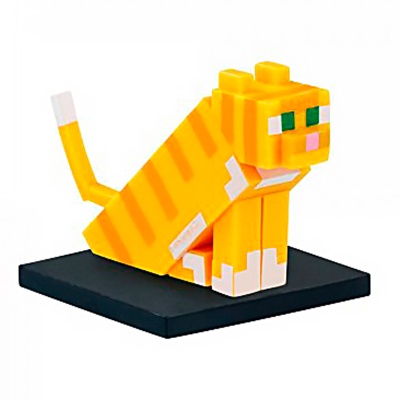 Коллекционные топперы Снежный голем Ифрит Зелёный крипер Кот и Хранитель Minecraft MC2040D 4