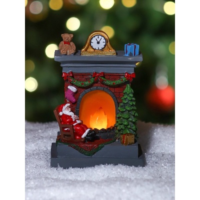 Светильник новогодний музыкальный Рождественский камин Miland СВП-0005 05