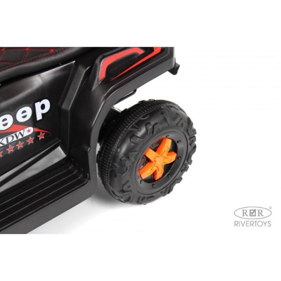 Детский электромобиль RiverToys G003GG оранжевый
