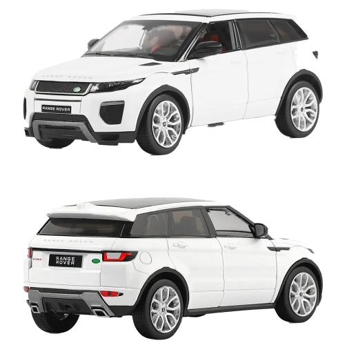 Машинка металлическая Land Rover Evoque HSE  масштаб 1:24 свет звук Автопанорама JB1251129 белая