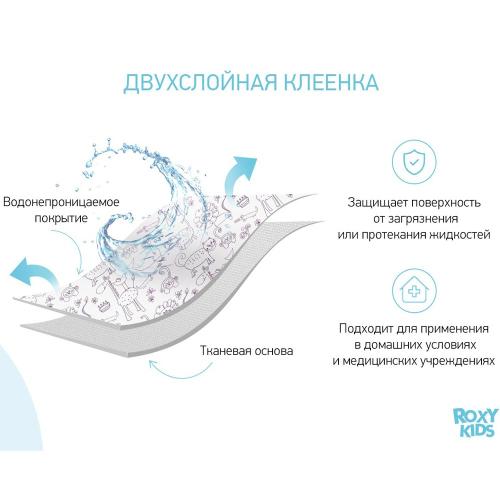 Клеёнка-наматрасник с резинками-держателями Roxy-Kids R-0078/77N фото 3