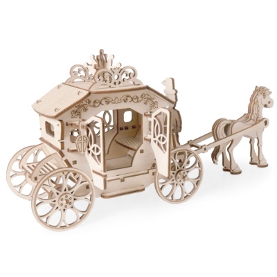 Конструктор из дерева Маленькая карета 79 деталей Lemmo 0104 2