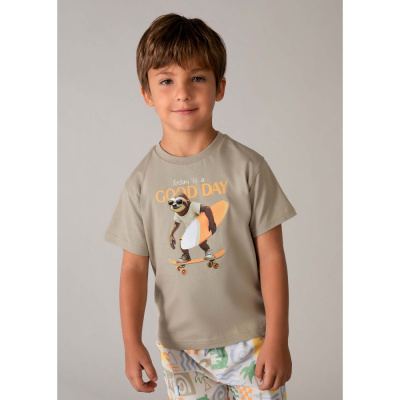 Футболка Mayoral 3064/34 тёмно-бежевый 04