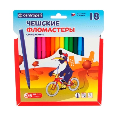 Фломастеры Centropen 7790/18 5