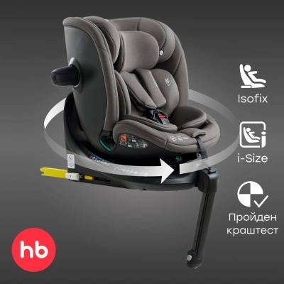 Автокресло Happy Baby Kidster dark grey 2