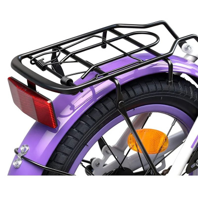 Велосипед двухколёсный 14 Rocket Gem 14.GEM.WT/PR.26 белый-фиолетовый 05