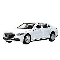 Машина металлическая инерционная Mercedes Benz s-class v223 12 см Технопарк SCLASS-13-WH