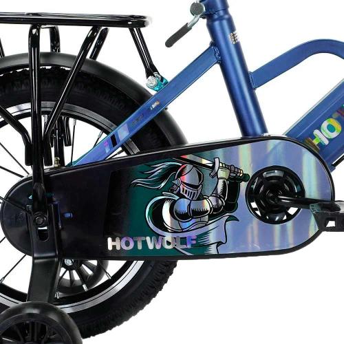 Велосипед детский двухколёсный Junfa Toys 12HW-1051 синий фото 3
