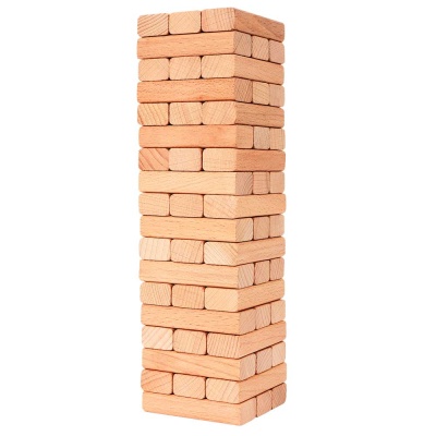 Настольная игра Дженга Башня ПК Лидер МТ080808