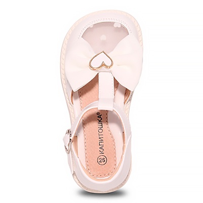 Туфли для девочки Капитошка C19105 белые 4