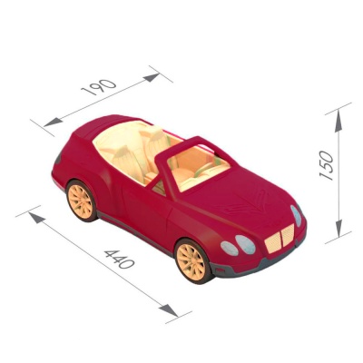Машина для кукол Кабриолет Чери НордПласт 273/21 2