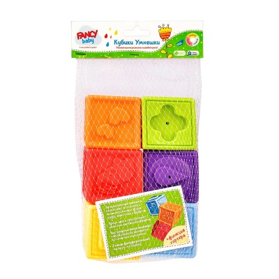 Развивающая игрушка Кубики Умняшки Fancy KUB60-06 Развивающая игрушка Кубики Умняшки Fancy KUB60-06