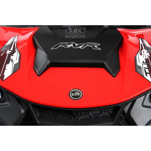 Детский электромобиль RiverToys C777CC красный фото 4