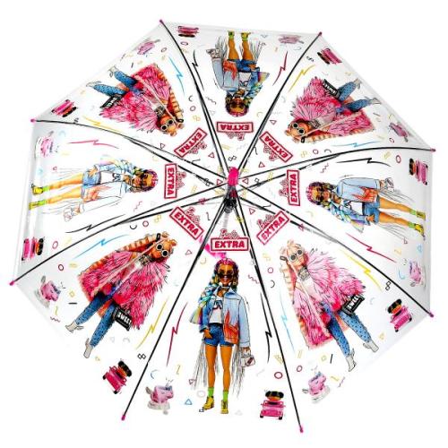 Зонт детский Барби прозрачный Играем Вместе UM50T-BRBXTR фото 3