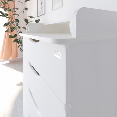 Комод Сириус Атон Wood 604 белый премиум 3