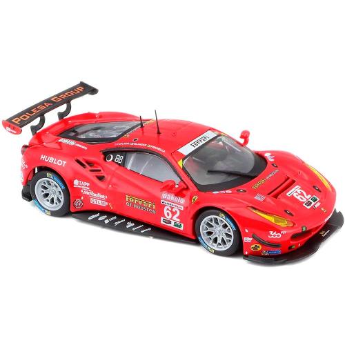 Коллекционная машинка Ferrari Racing 488 GTE 2017 Bburago 18-36301 фото 3