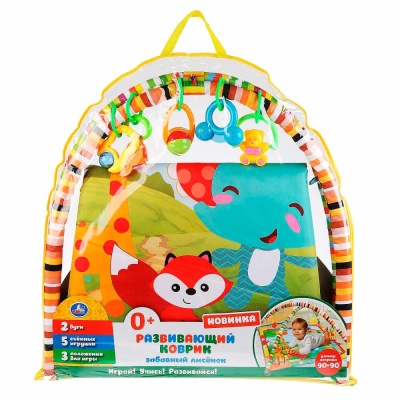 Детский игровой коврик Забавный лисенок Умка B1682982-R