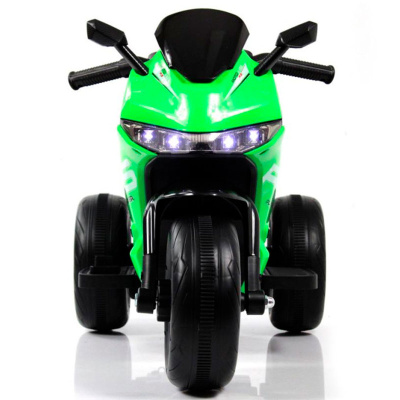 Детский электротрицикл RiverToys K002PX зеленый