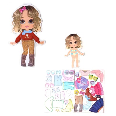 Игра магнитная Одевашки Модная девчонка Ксюша Десятое Королевство 04094111