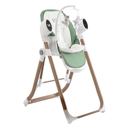 Стульчик для кормления - электрокачели Sweet Baby Fiesta 426868 Gold Green