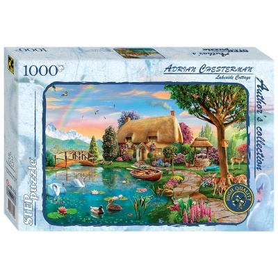 Пазл Puzzle 1000 Коттедж на берегу озера Step Puzzle 79551