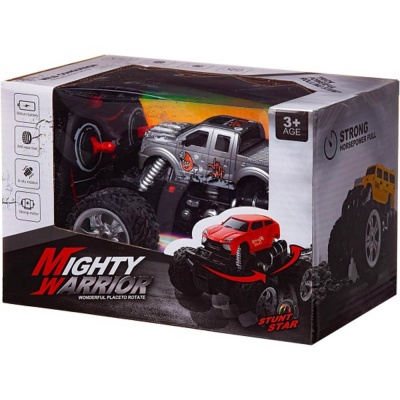 Машина на радиоуправлении Джип трюковый серебристый Junfa TS-C4A