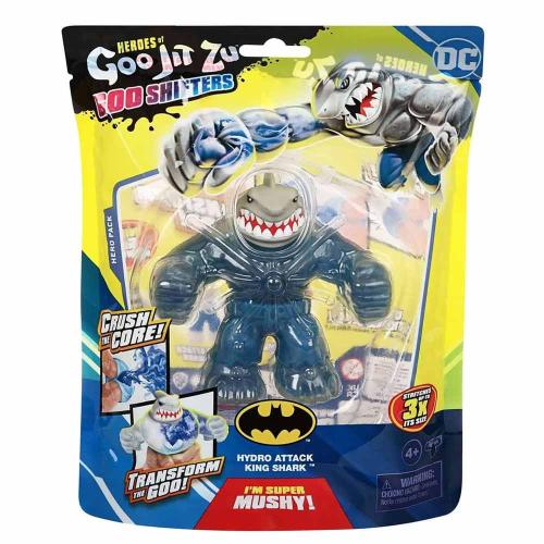 Игровая тянущаяся фигурка Король Акул Гу Шифтерс DC GooJitZu 42071 фото 2