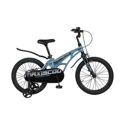 Велосипед детский Maxiscoo Cosmic Стандарт 18 MSC-C1844 стальной синий