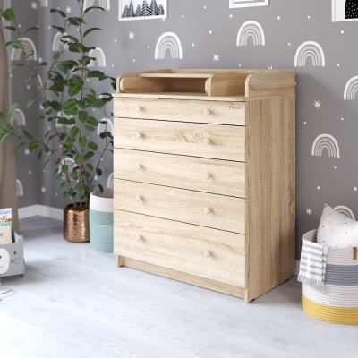 Комод пеленальный раскладной Pituso Tori Дуб сонома-дуб сонома 04