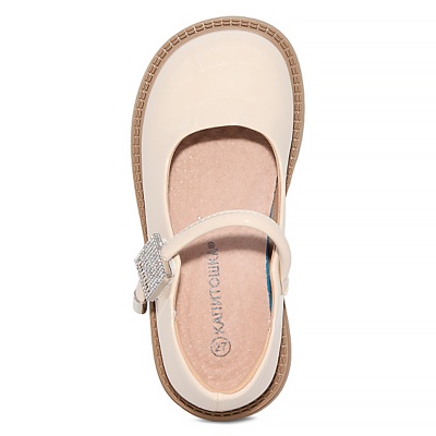 Туфли для девочки Капитошка C20938 бежевые 4