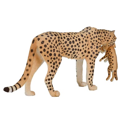 Фигурка Самка гепарда с детенышем Konik AMW2072 5
