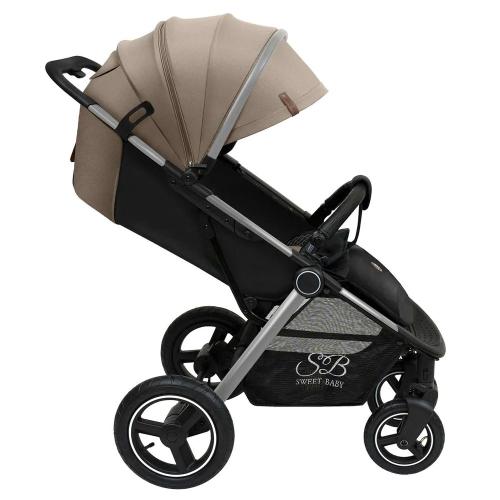 Коляска прогулочная Suburban Compatto Air Silver Beige Sweet Baby фото 3