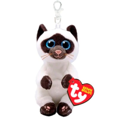 Игрушка-брелок Кошечка Miso Beanie Babies 10 см TY inc 43106-10