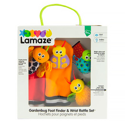 Игровой набор погремушек на ручки и ножки Lamaze Tomy 65962