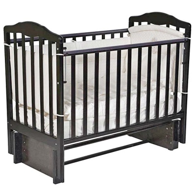 Кровать детская Алита 3/5 с универсальным маятником Антел венге