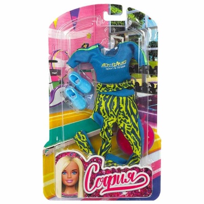 Набор спортивной одежды и аксессуаров для кукол София 29 см Карапуз SETDRESS-1-S-BB-3