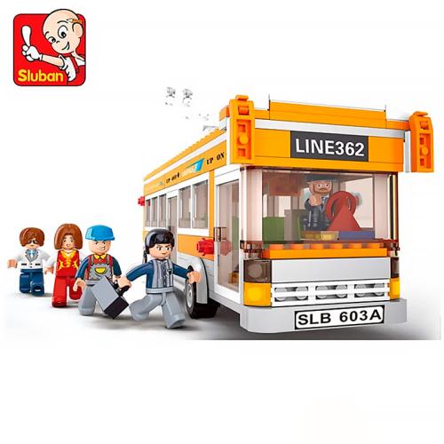 Конструктор Город Троллейбус 465 деталей Sluban M38-B0332 фото 2